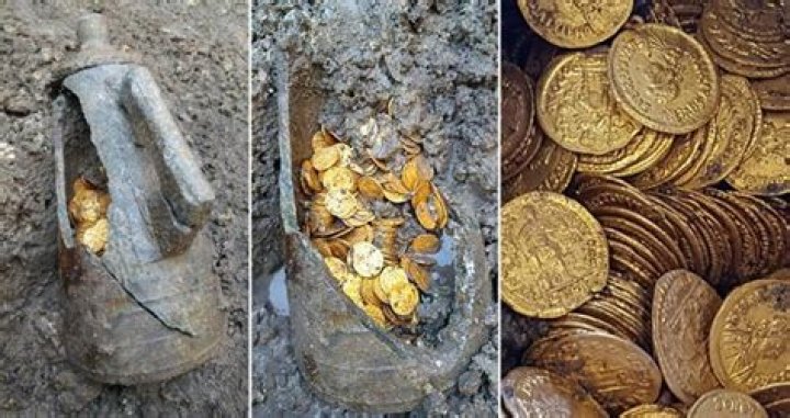 Ancient Roman Gold Coins Believed To Be Worth Millions Unearthed