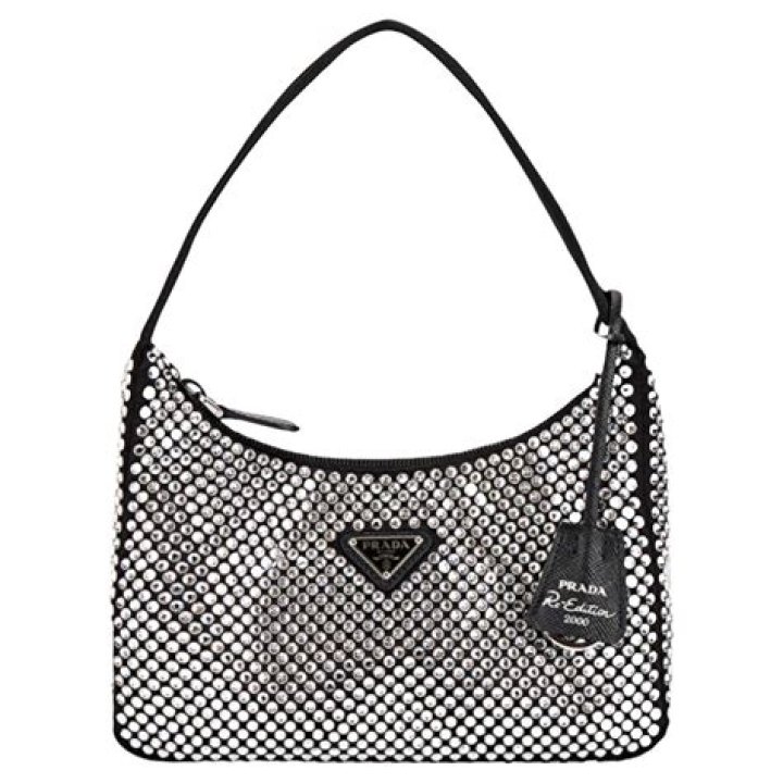 Fashion Twins! Khloe Kardashian and Jordyn Woods Are Obsessed With the Same Rhinestone Prada Bag