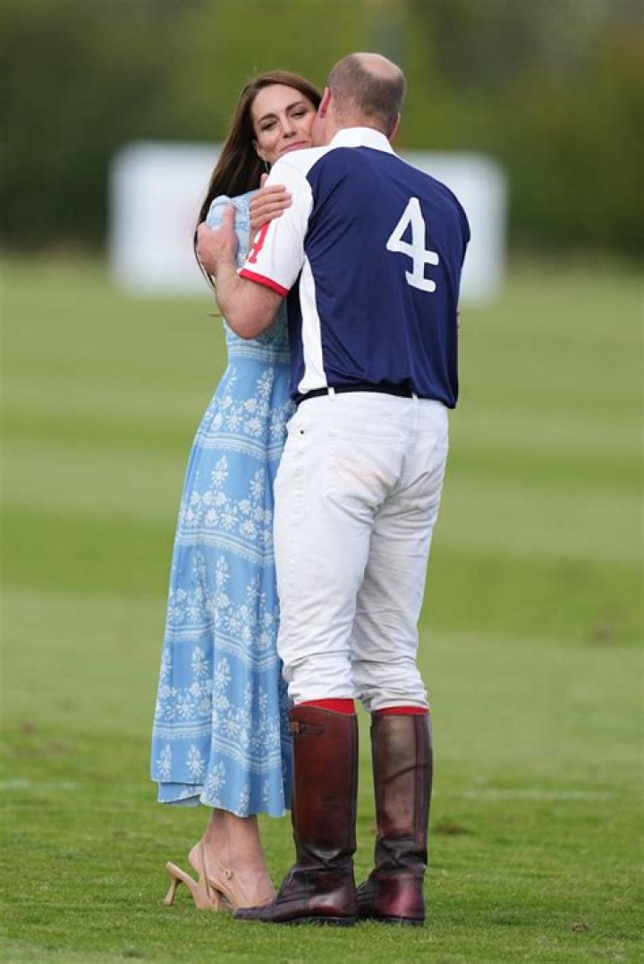 Kate Middleton and Prince William Share a Sweet Kiss in Rare PDA Photo at Royal Charity Polo Cup