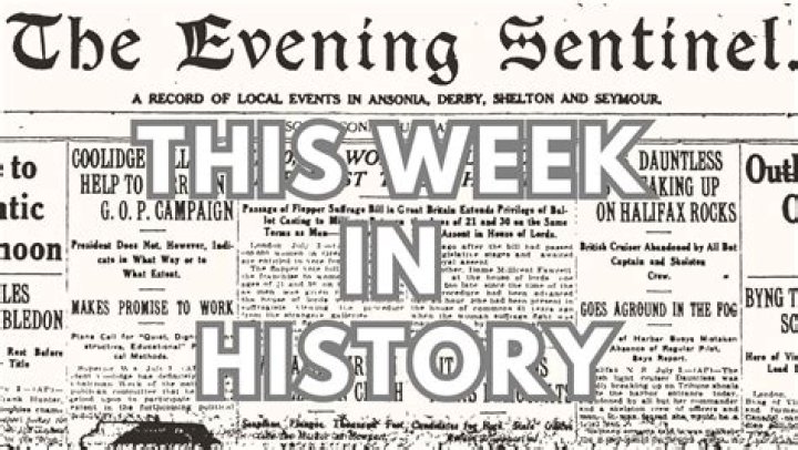 This Week In History News, Nov. 8